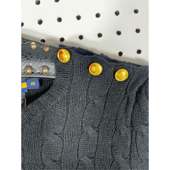 Ralph Lauren Rugby ribbon cable sweater size xs - Picture 4 of 5
